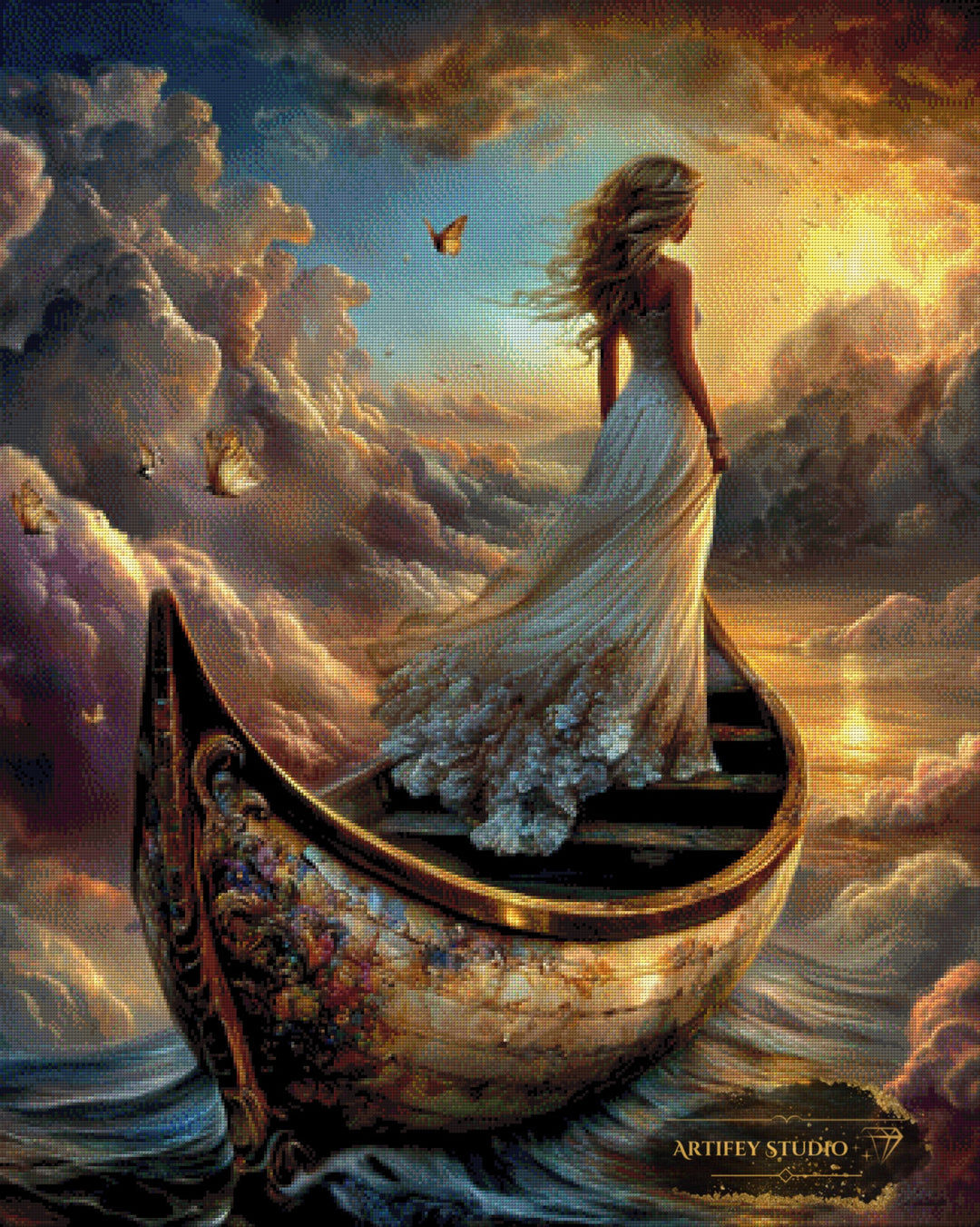 Reise der Hoffnung by LaViie 80x100 mit 190 Farben - Artifey Studio
