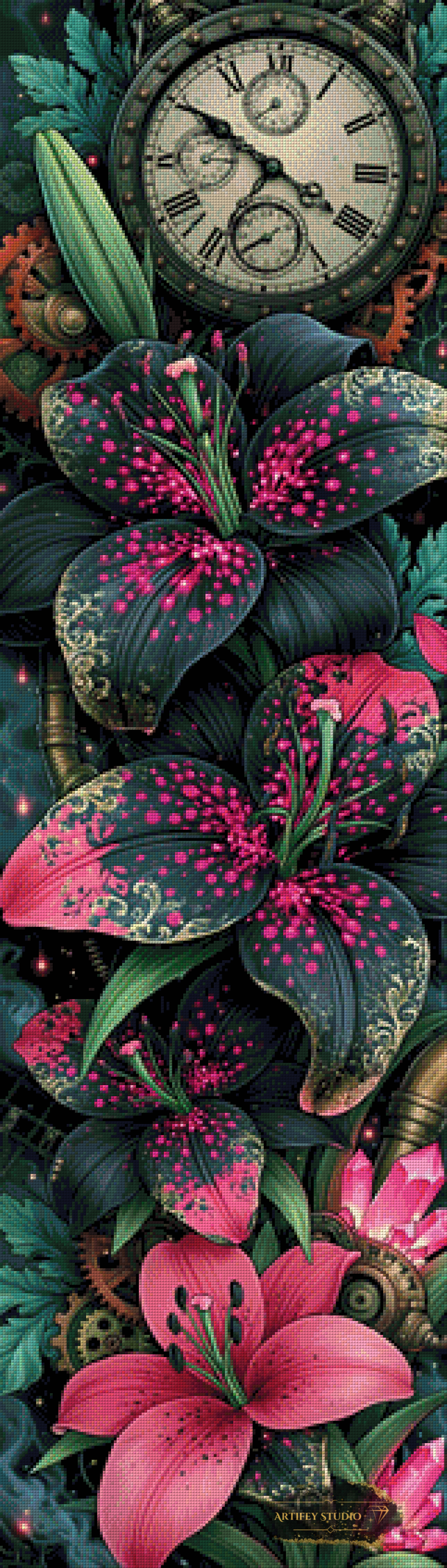 Im Takt der Lilien by Lexxa 40x140 mit 210 Farben