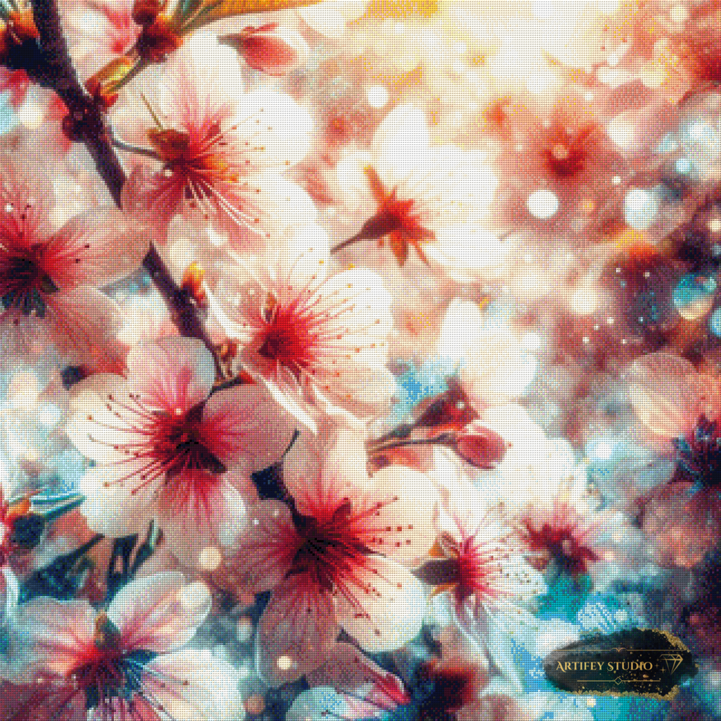 Blossom Dream 80x80 mit 320 Farben