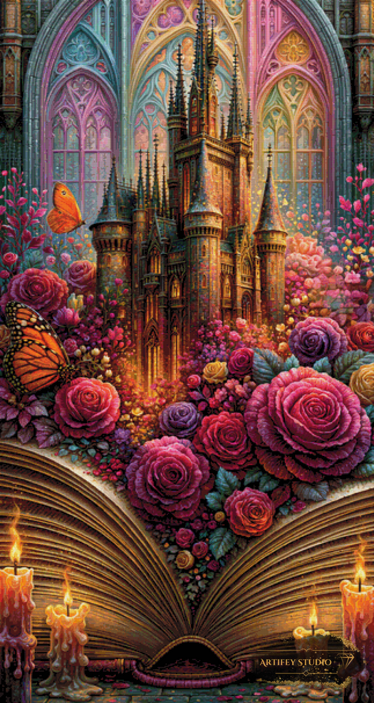 Schloss der Geschichten by Morrigan 80x150 mit 340 Farben