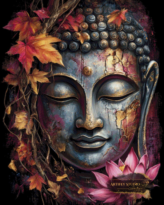 Buddha by Lexxa 80x100 mit 220 Farben