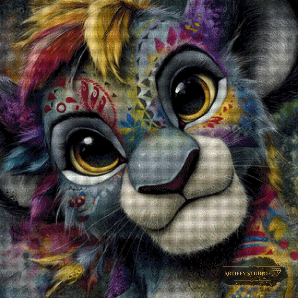 Leo by Lexxa 80x80 mit 170 Farben Artifey Studio