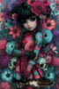 Flower Girl by Lexxa 80x120 mit 255 Farben