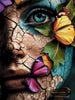 Butterfly Face by Artifey 90x120 mit 310 Farben Artifey Studio