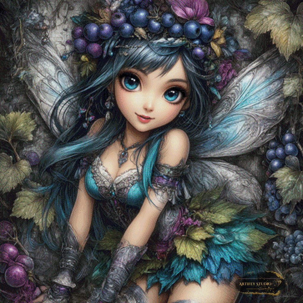 Blueberry Fairy by Lexxa 90x90 mit 200 Farben