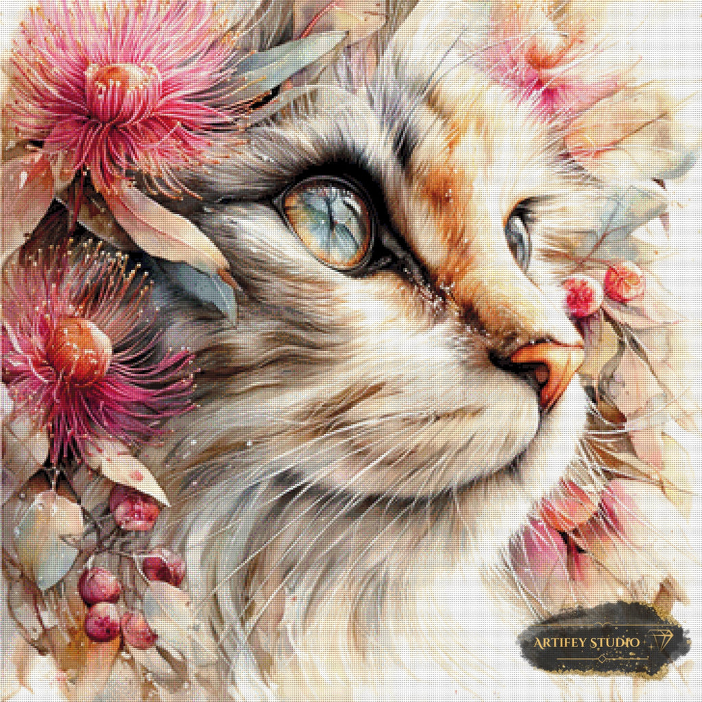 Kitty by Artifey 90x90 mit 250 Farben - Artifey Studio