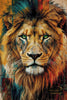 Lion-Art by Saphira 80x120 con 190 colores