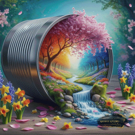 Die Quelle der Farben by Pixxchicks 100x100 mit 300 Farben