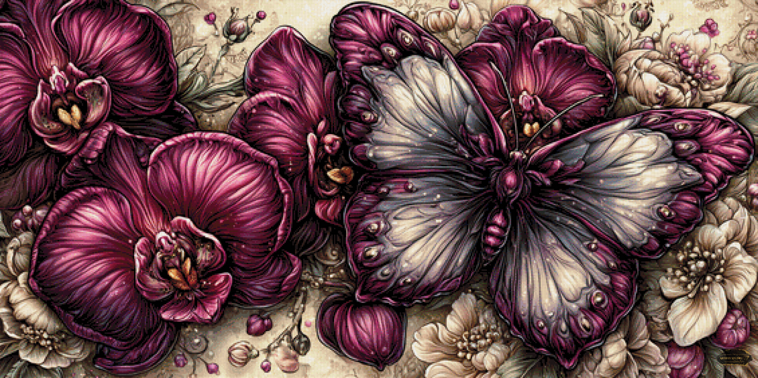 Velvet Wings by Mirael 140x70 mit 180 Farben
