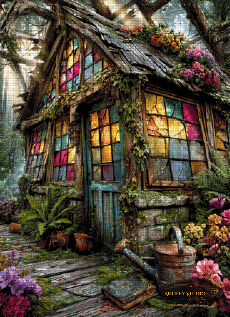 Forgotten Vibrancy by Morrigan 80x110 mit 280 Farben