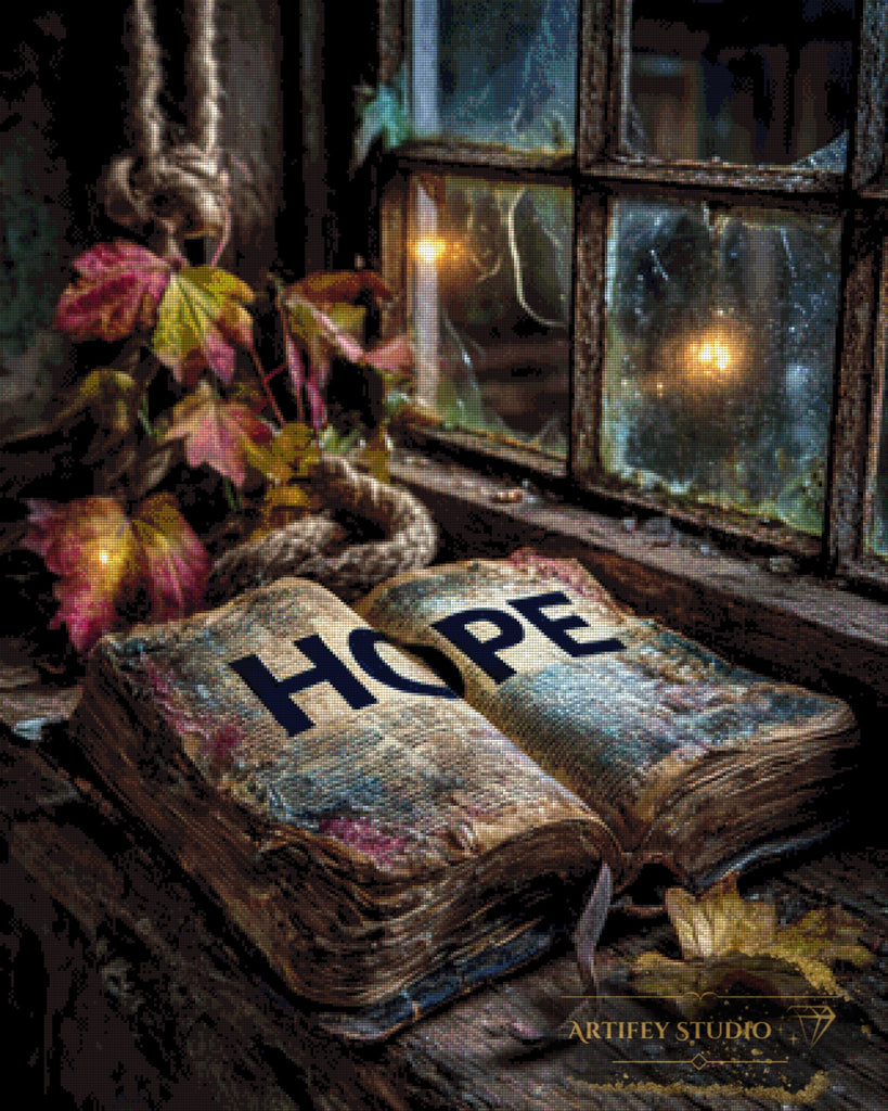 Book of Hope by Morrigan 80x100 mit 200 Farben - Artifey Studio