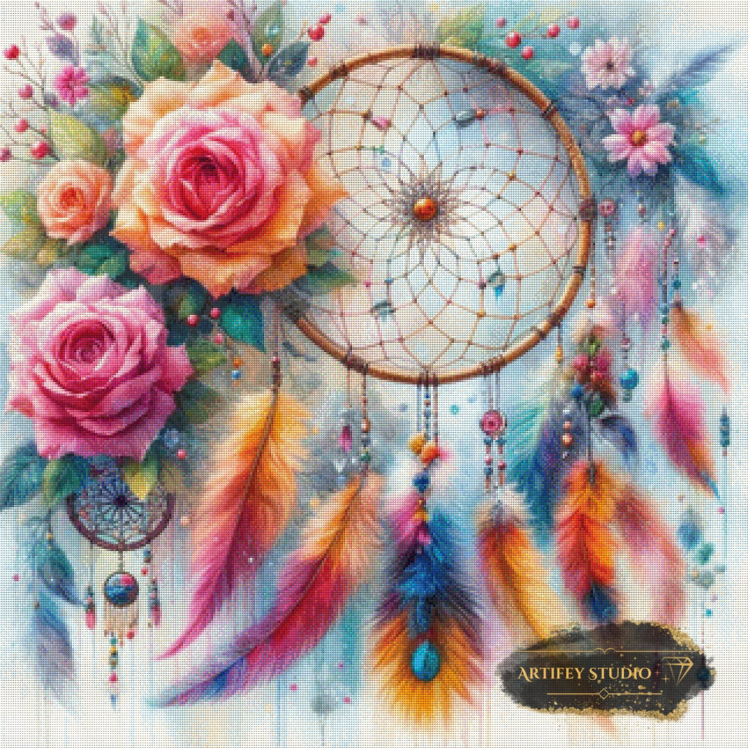 Sommernachtstraum by Mirael 80x80 mit 360 Farben - Artifey Studio