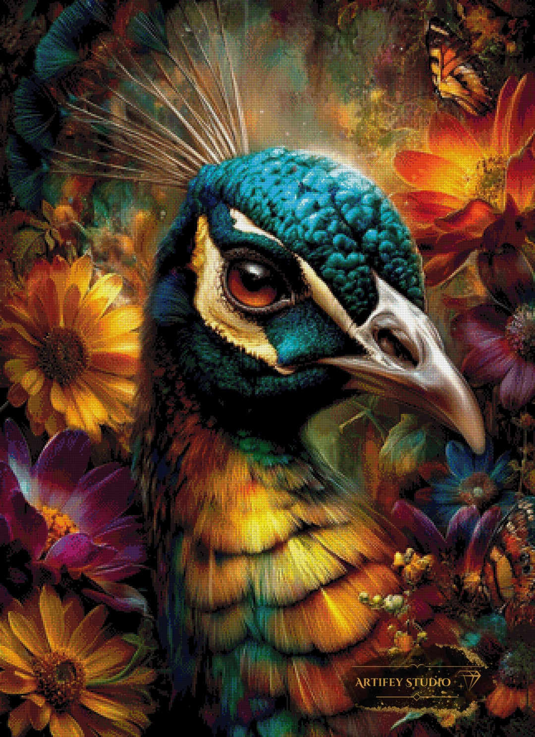 Prismatic Majesty by Skyler 80x110 mit 230 Farben - Artifey Studio