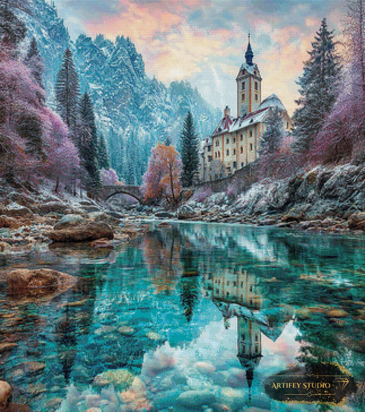 Silent Reflection 80x90 mit 210 Farben