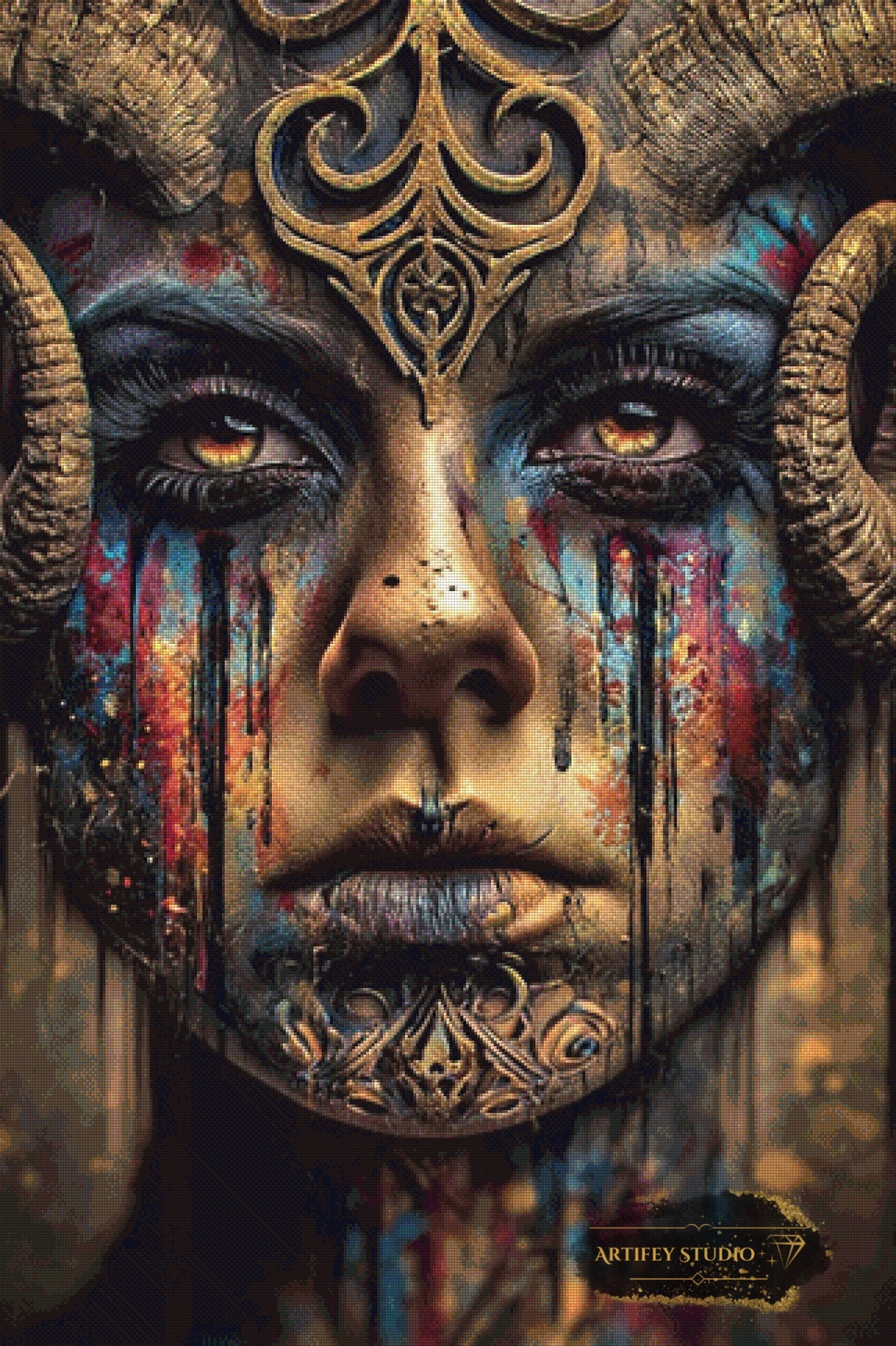 The hidden Truth by Skyler 80x120 mit 190 Farben