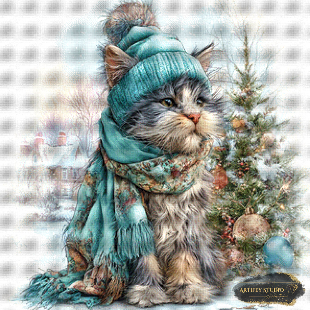 Pawsitively adorable by Skyler 80x80 mit 200 Farben - Artifey Studio