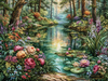 Werwunschene Teichidylle by Artifey 120x90 mit 360 Farben