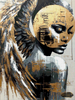 Engel des goldenen Licht by LaViie 60x80 mit 115 Farben