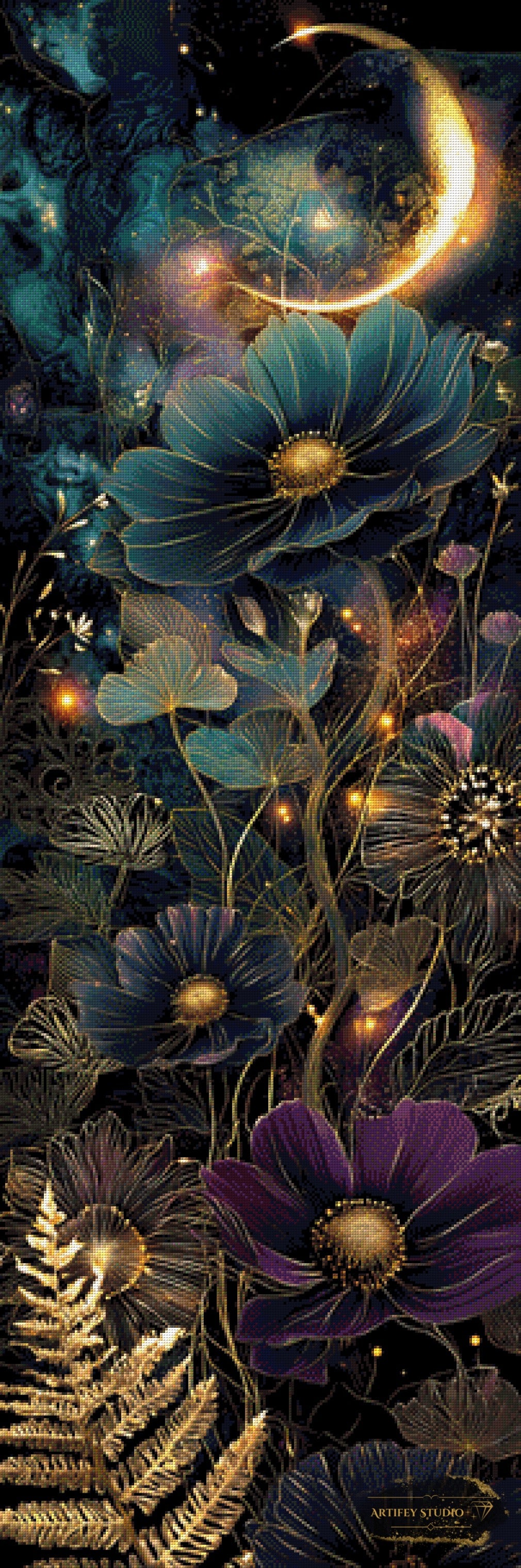 Gilded Mysticism by Morrigan 80x120 mit 250 Farben