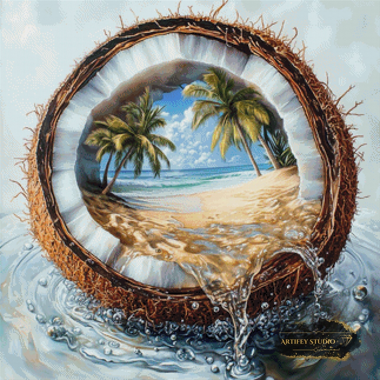 Bounty Ocean by Lexxa 80x80 with 200 colors - Artifey Studio