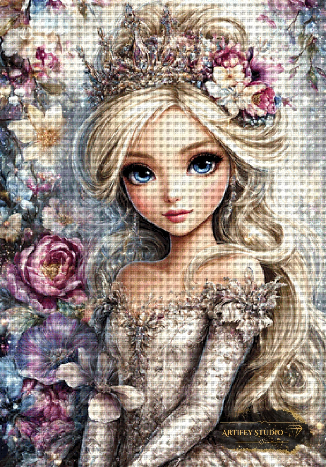 Little Princess by Lexxa 70x100 mit 210 Farben Artifey Studio