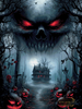 La mansión del terror de Artifey 90x120 con 100 colores