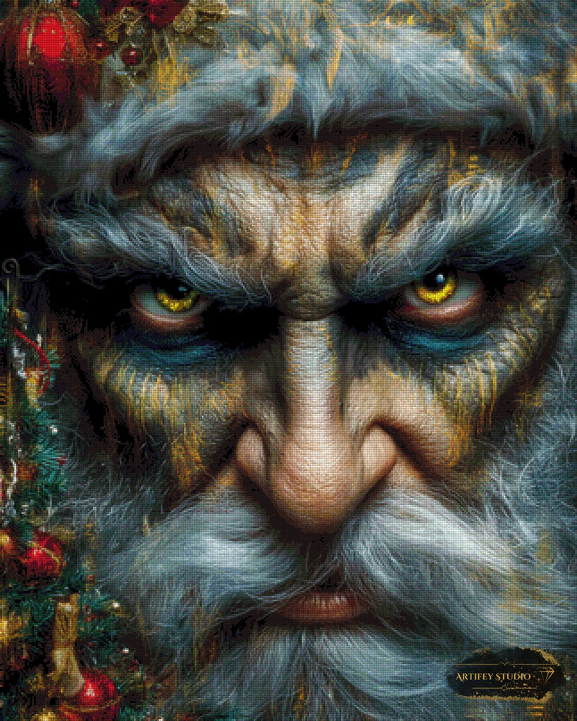 Santa is watching you by Skyler 80x100 mit 180 Farben - Artifey Studio