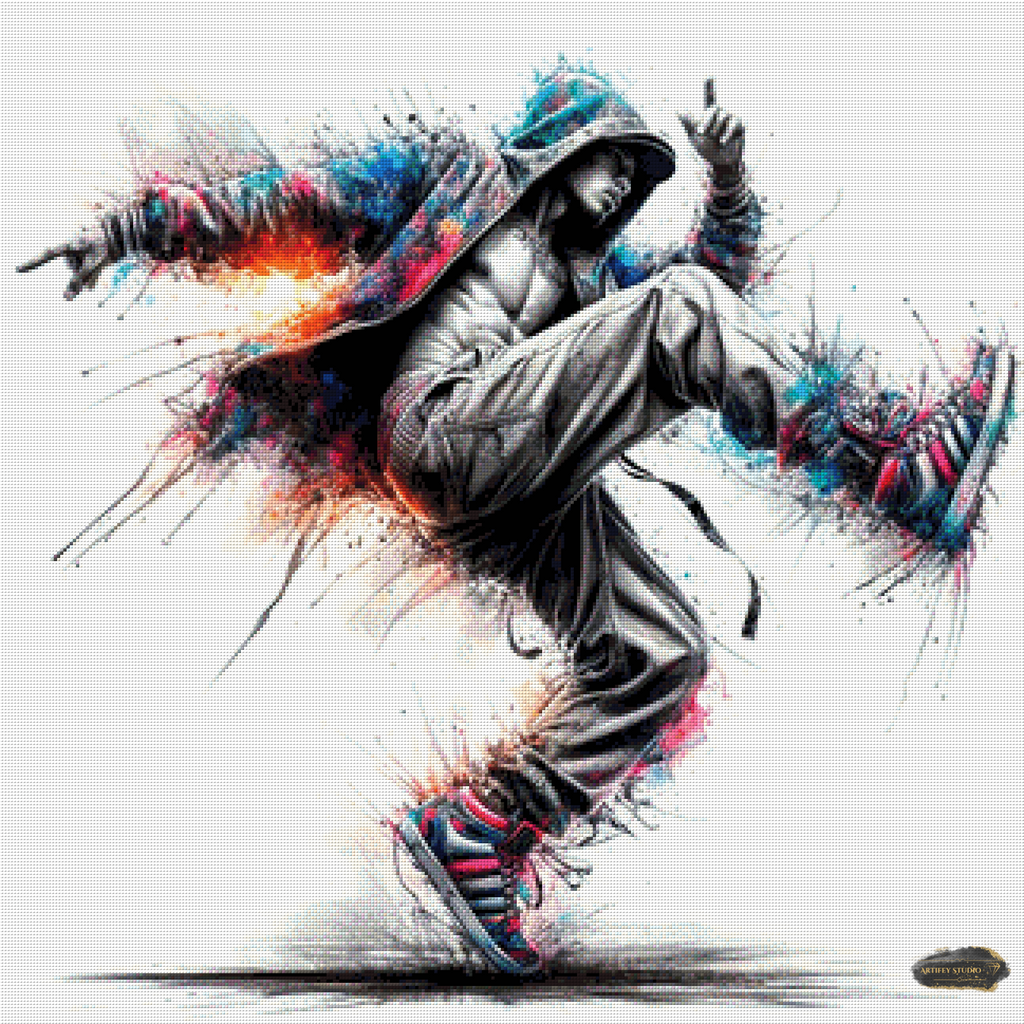 Streetdance Explosion by MAD 80x80 mit 180 Farben
