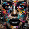 Graffiti Queen by MAD 90x90 mit 330 Farben