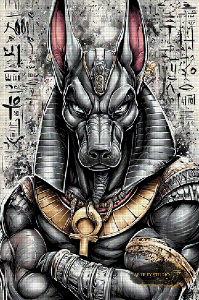 Anubis by Lexxa 80x120 mit 120 Farben - Artifey Studio