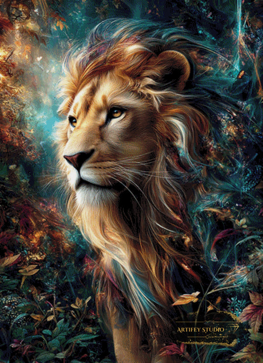 Dschungel Patriarch by Morrigan 80x110 mit 220 Farben