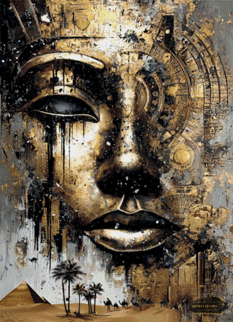 Echo aus Gold und Asche by LaViie 80x110 mit 120 Farben