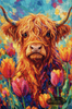 Highland Bloom by Daye 60x90 mit 340 Farben