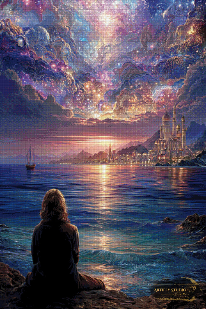 Silence of Infinity by Skyler 80x100 mit 200 Farben - Artifey Studio