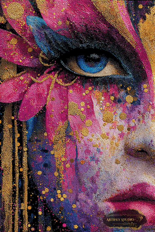 Mosaikseele by Morrigan 80x120 mit 300 Farben