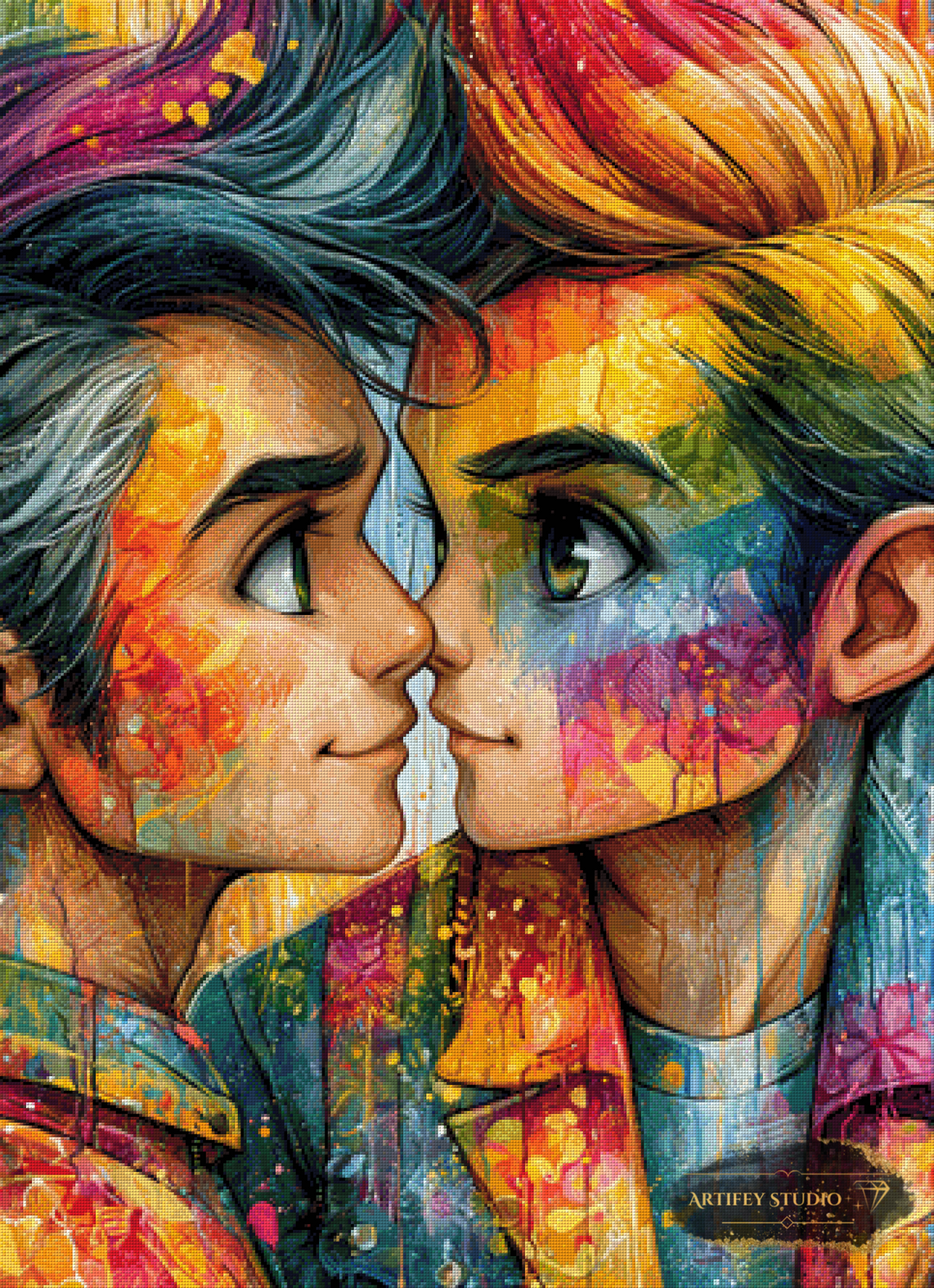 Love without Limits by Skyler 80x110 mit 350 Farben