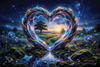 Heartbeat of Nature by MAD 120x80 mit 260 Farben