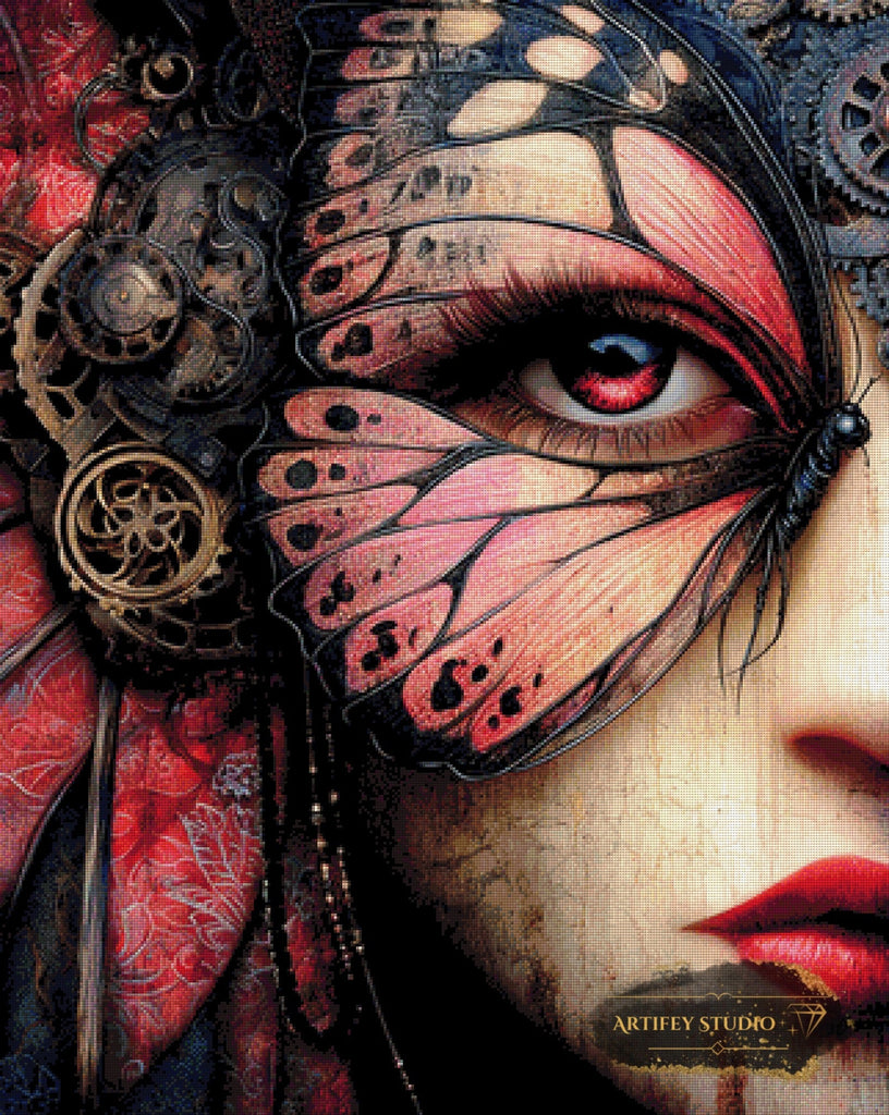 The Timeflutterer by Morrigan 80x100 mit 190 Farben Artifey Studio