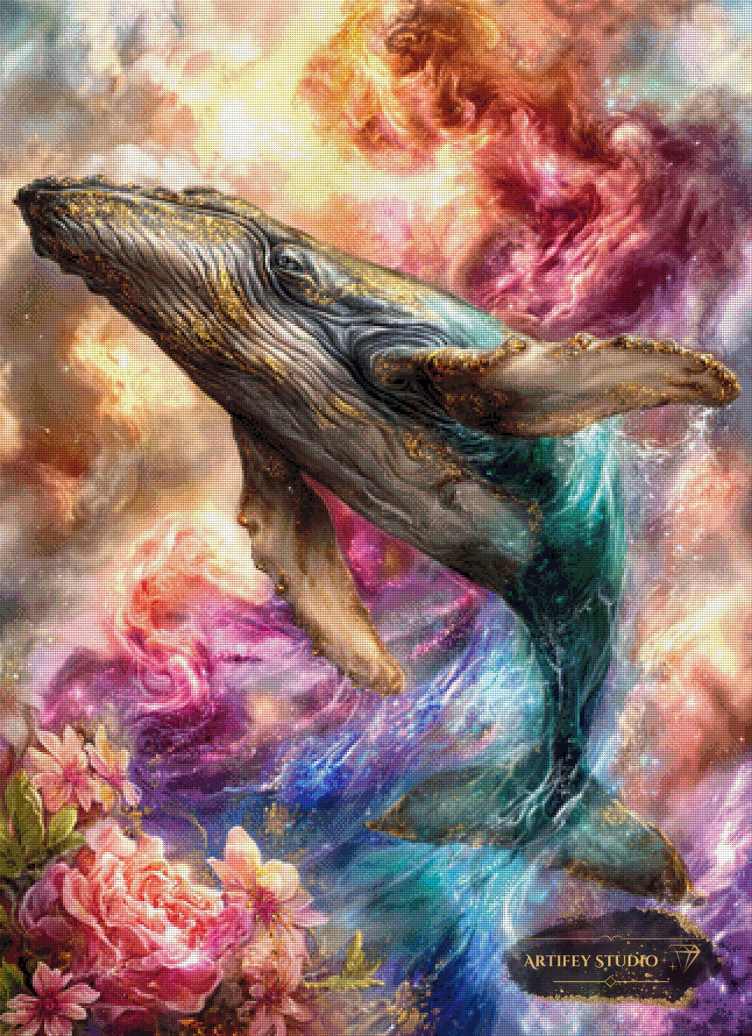 Sternenwanderer by Artifey 80x110 mit 370 Farben Artifey Studio