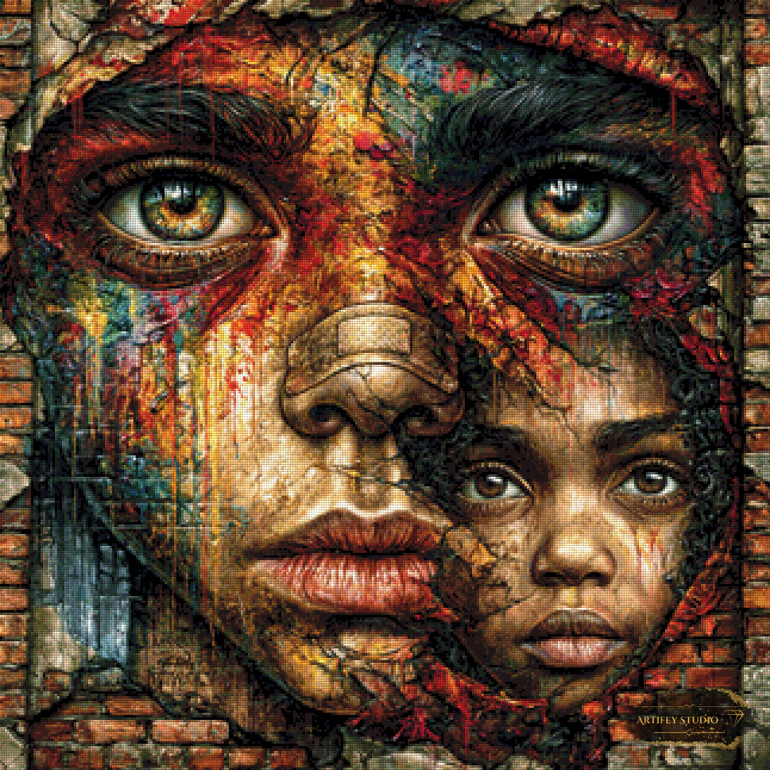 The street story by Mirael 80x80 mit 250 Farben