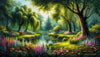 Lichtung der Träume by Pixxchicks 140x80 mit 300 Farben Artifey Studio