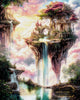 Wolken-Zitadelle by Mirael 80x100 mit 290 Farben Artifey Studio