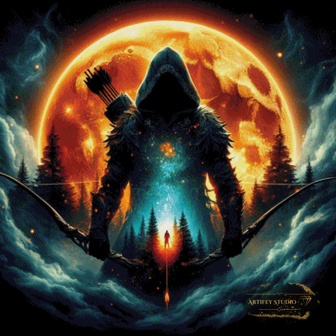 Der Jäger by Pixxchicks 90x90 mit 185 Farben - Artifey Studio