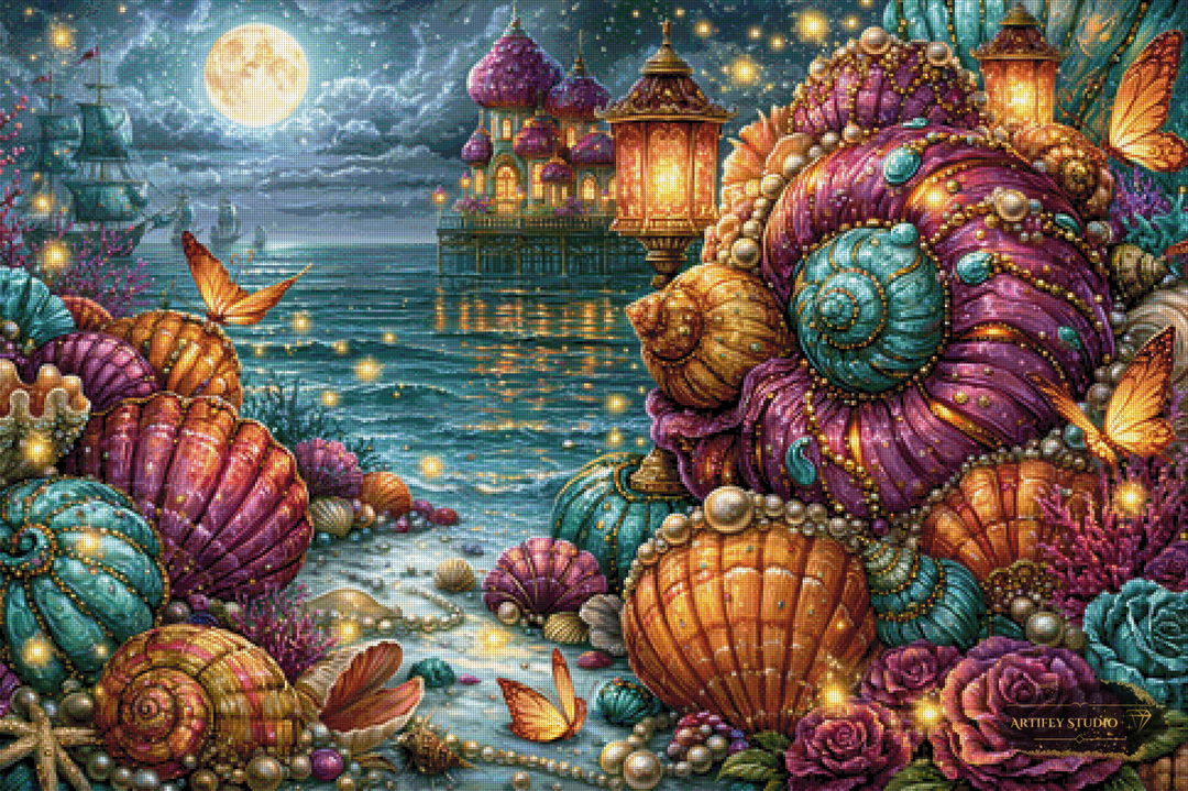 Kingdom of Shells by Mirael 120x80 mit 340 Farben