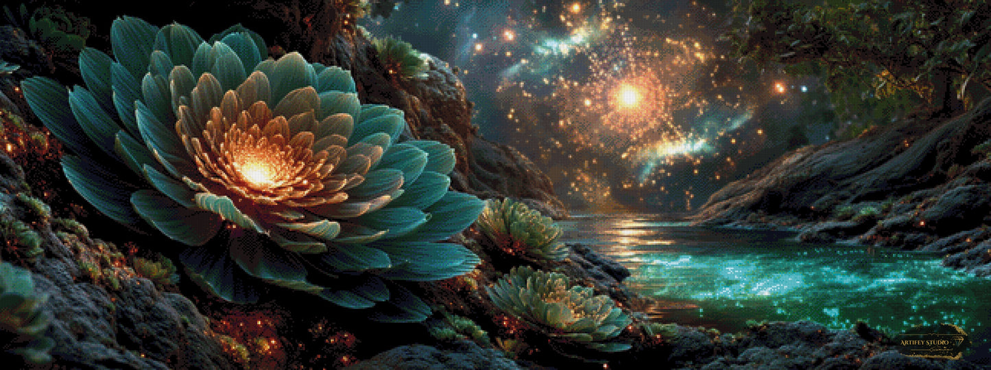 Fleur Magique by Mirael 160x60 mit 210 Farben