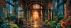 Ruinen des Vergessens by Mirael 150x60 mit 275 Farben