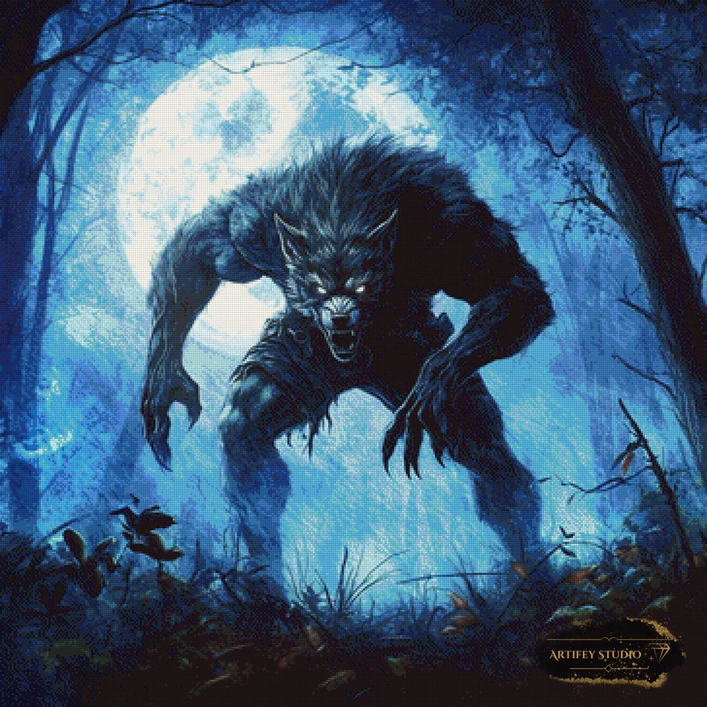 Werwolf by Lexxa 90x90 mit 85 Farben Artifey Studio