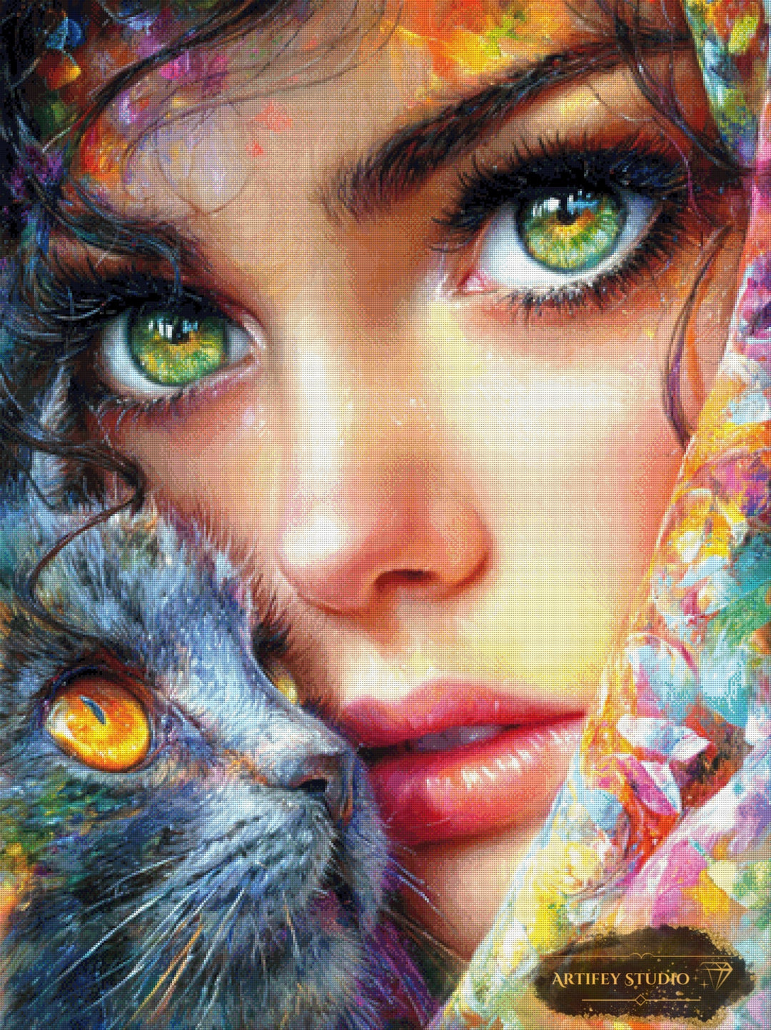 You´re safe by Artifey 90x120 mit 380 Farben Artifey Studio