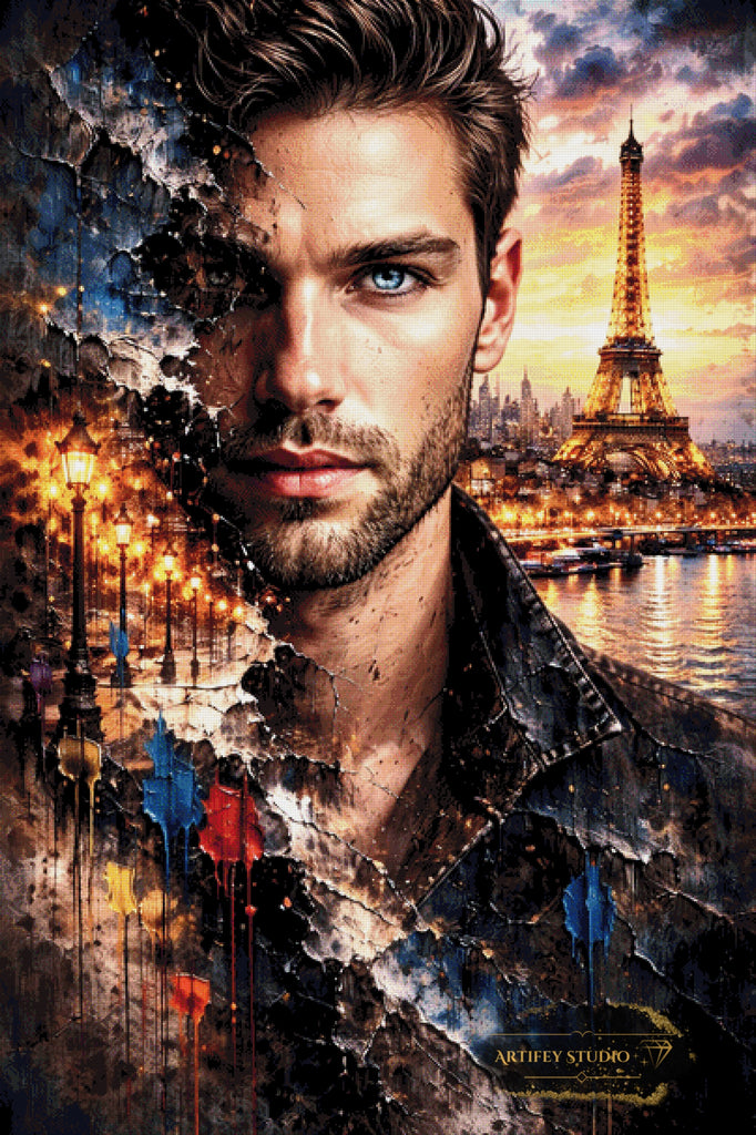 Vive Paris! by Daye 100x150 mit 230 Farben