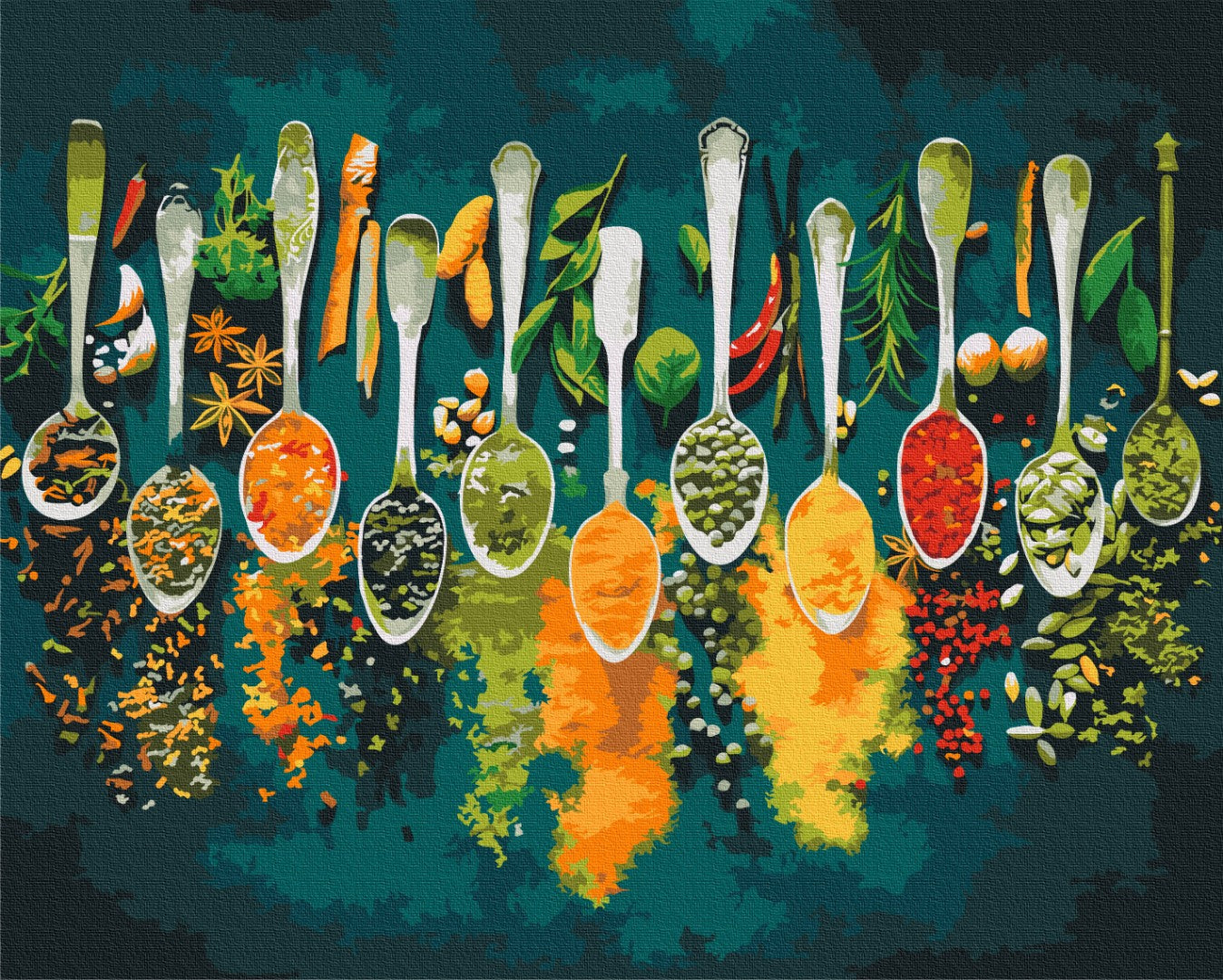 Premium Paint by Numbers “Flowers of the Universe”